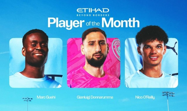 天天盈球app-你选谁？曼城2月最佳球员候选：格伊、多纳鲁马、奥赖利